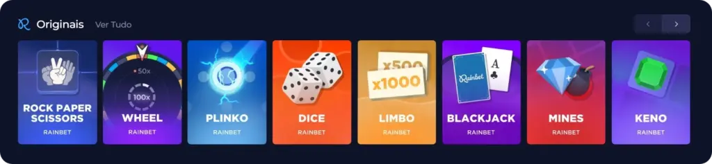 Raibet jogos originais