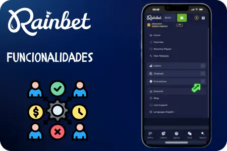 Rainbet Aplicacao Funcionalidades