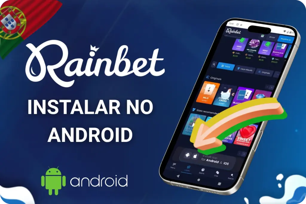 instale o cassino Rainbet no Android