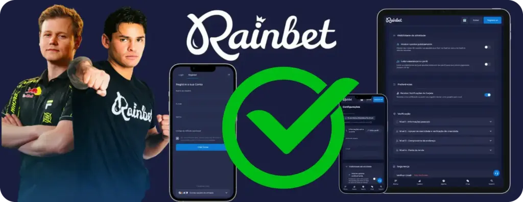 Rainbet signup ainda pode passar por validações