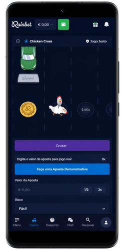 Nível avançado do Chicken Road Rainbet